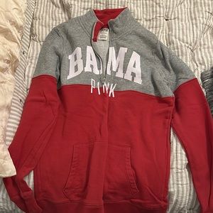 PINK BAMA quarter zip